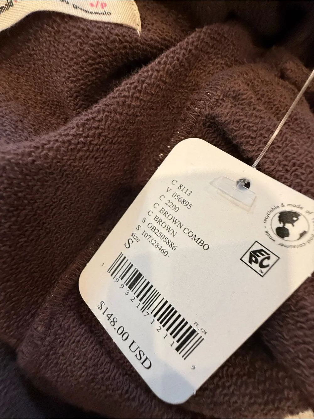Free People Spot On Half Zip Sweatshirt